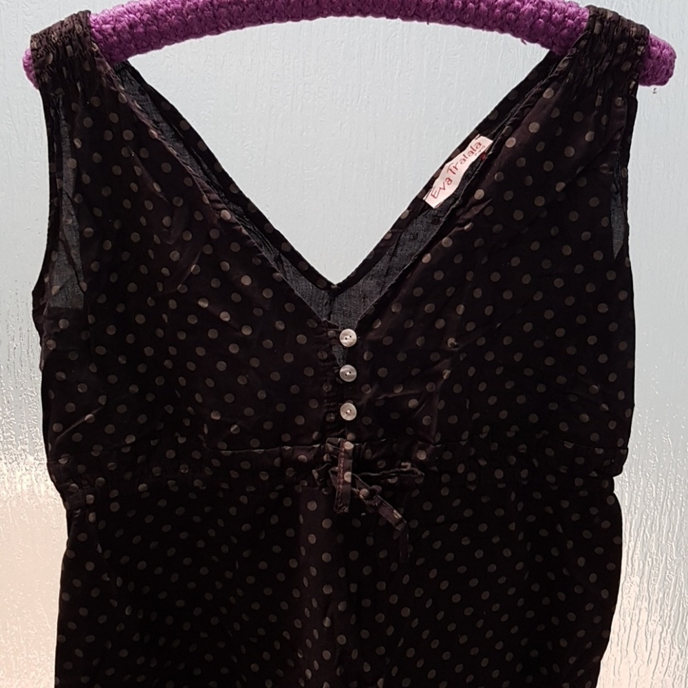 Eva Tralala Paris size 3 empire dress w/ drawstrin